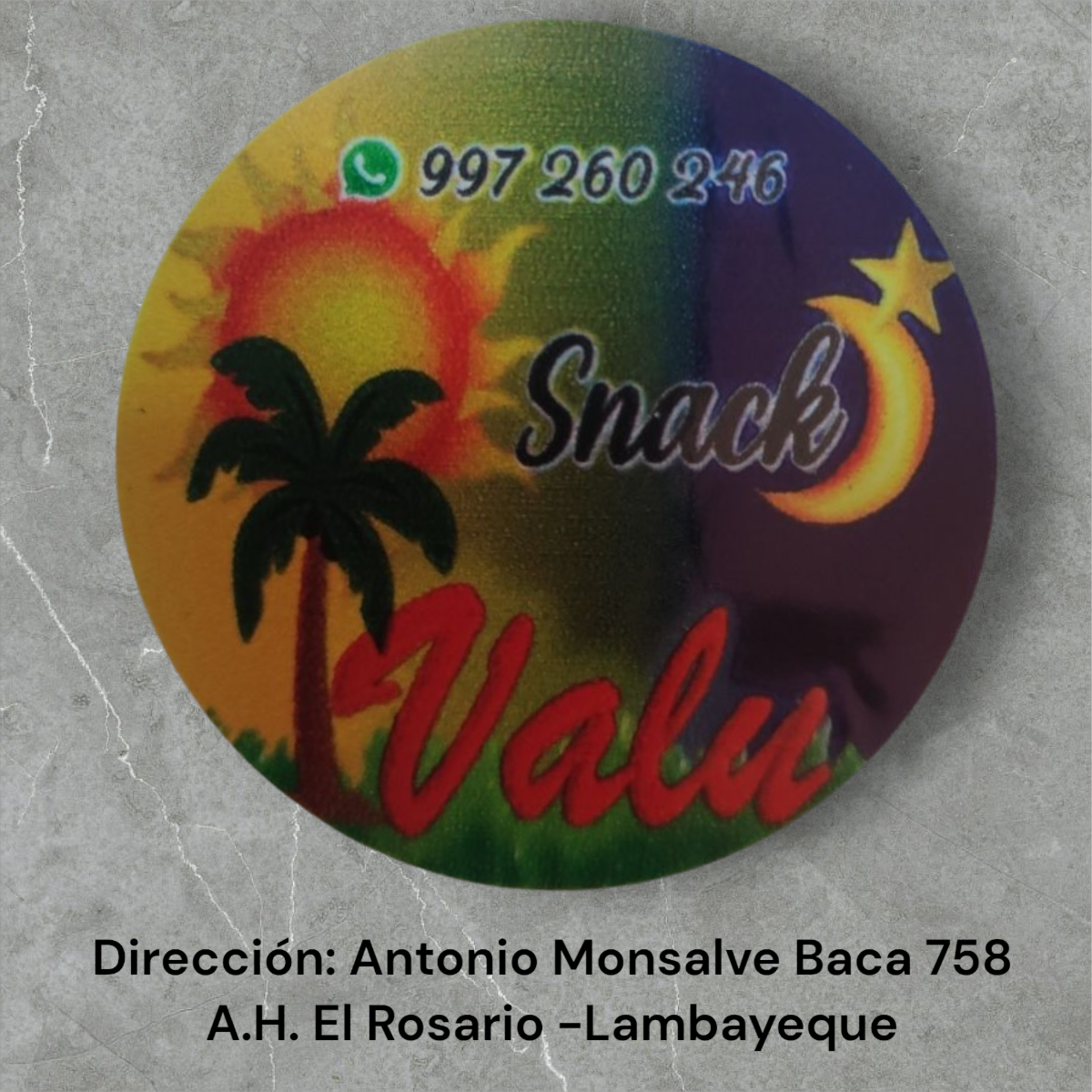 atom bio de Snack VALU