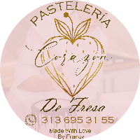 atom bio de Pastelería corazón de fresa