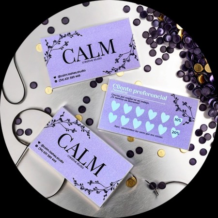 atom bio de Calm Lashes Studio