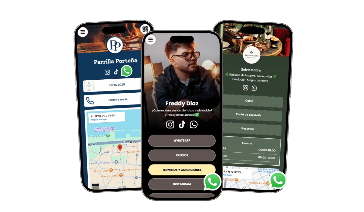 Example of a WhatsApp-first page that prepares visitors before chat starts