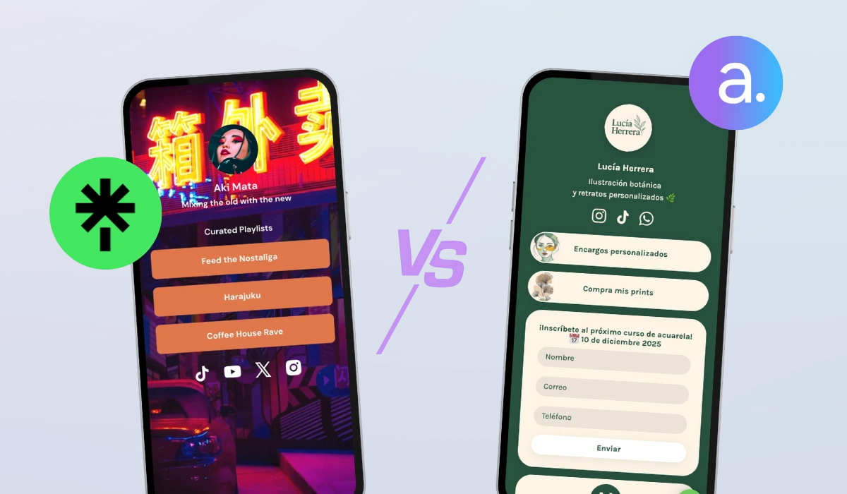 Alternativas a Linktree gratis para elegir la mejor herramienta link in bio