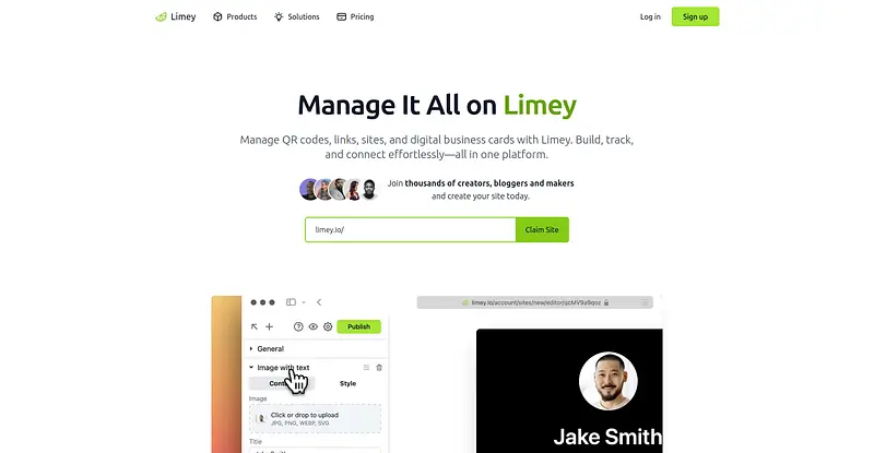 Alternativa a Linktree con Limey.io para páginas rápidas