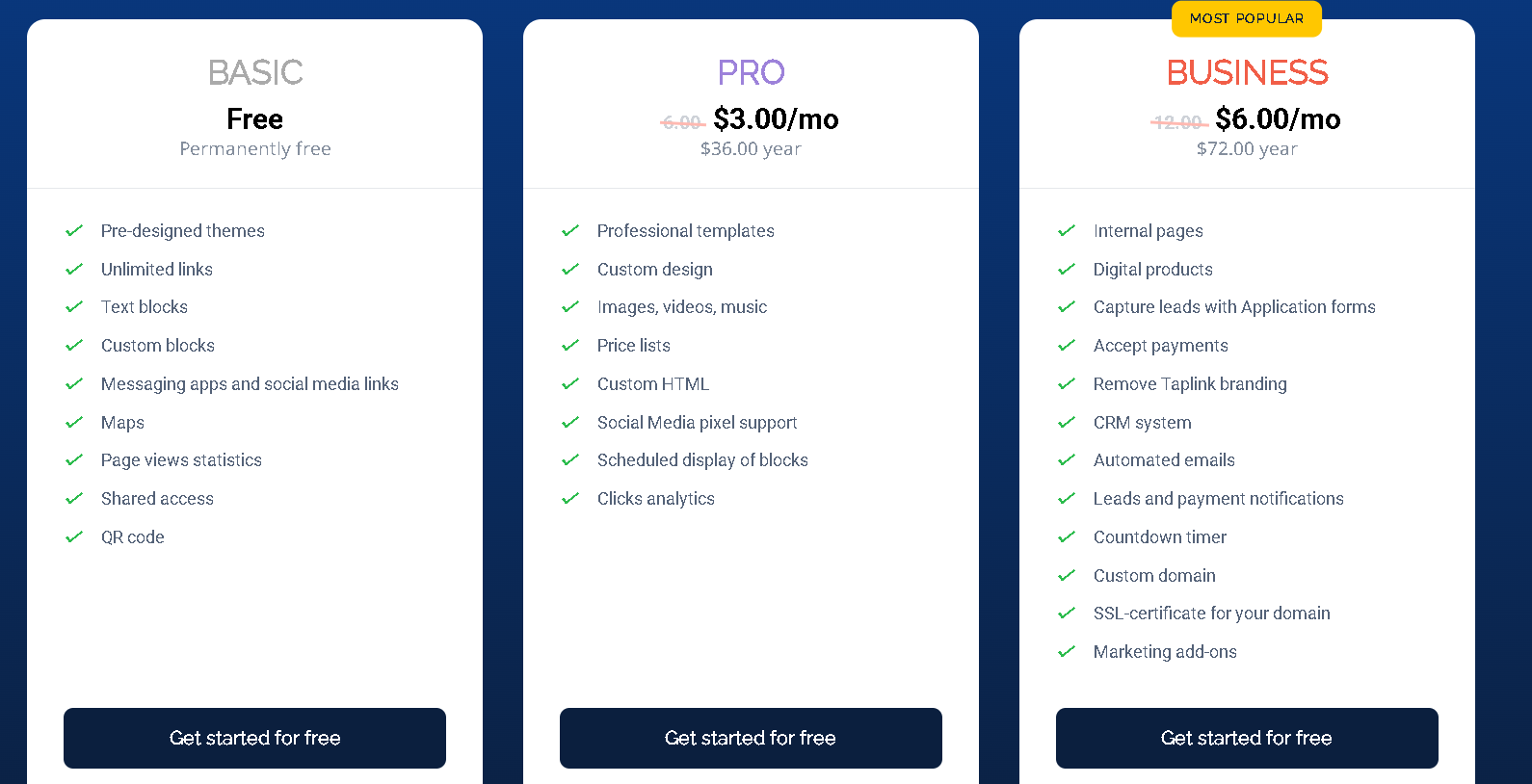 Taplink pro