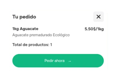 Pedido por WhatsApp de varios productos desde un catálogo digital
